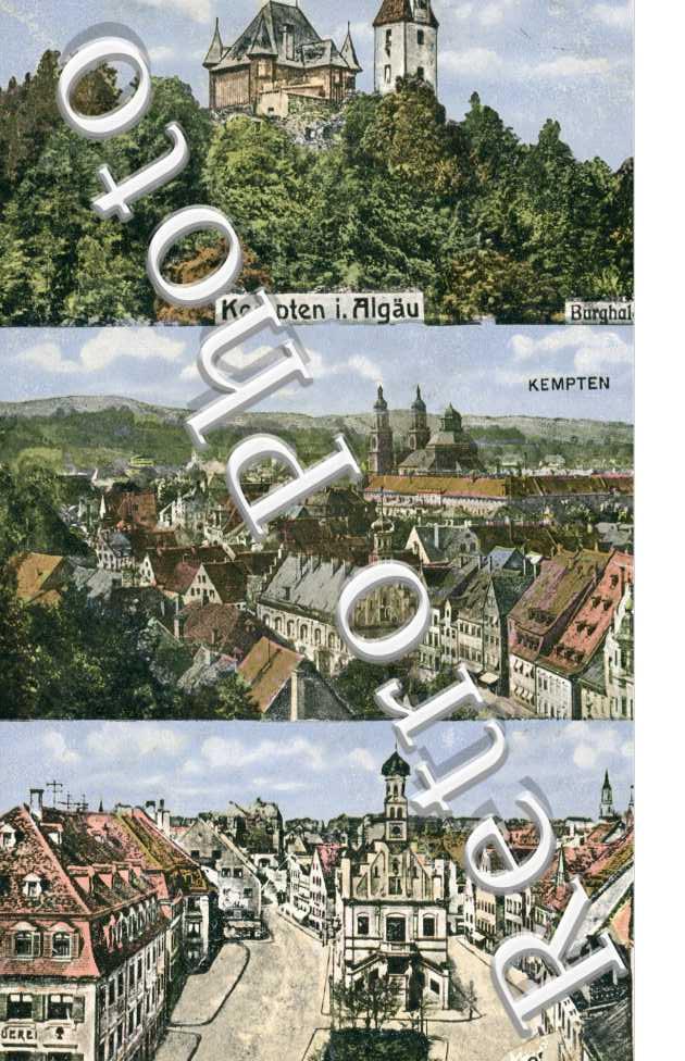 Rathausplatz, Kempten, Burghalde