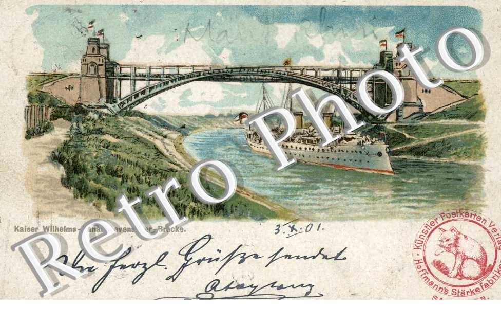 kaiser Wilhelms, kanal, levensauer, brucke