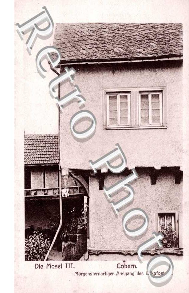 Die Mosel, Morgensternartiger Ausgang des Eckpfostens