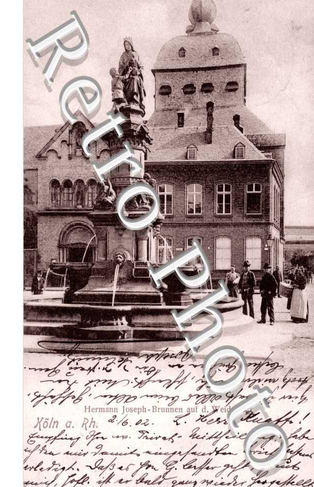 Hermann Joseph-Brunnen aud der Weidmarkt