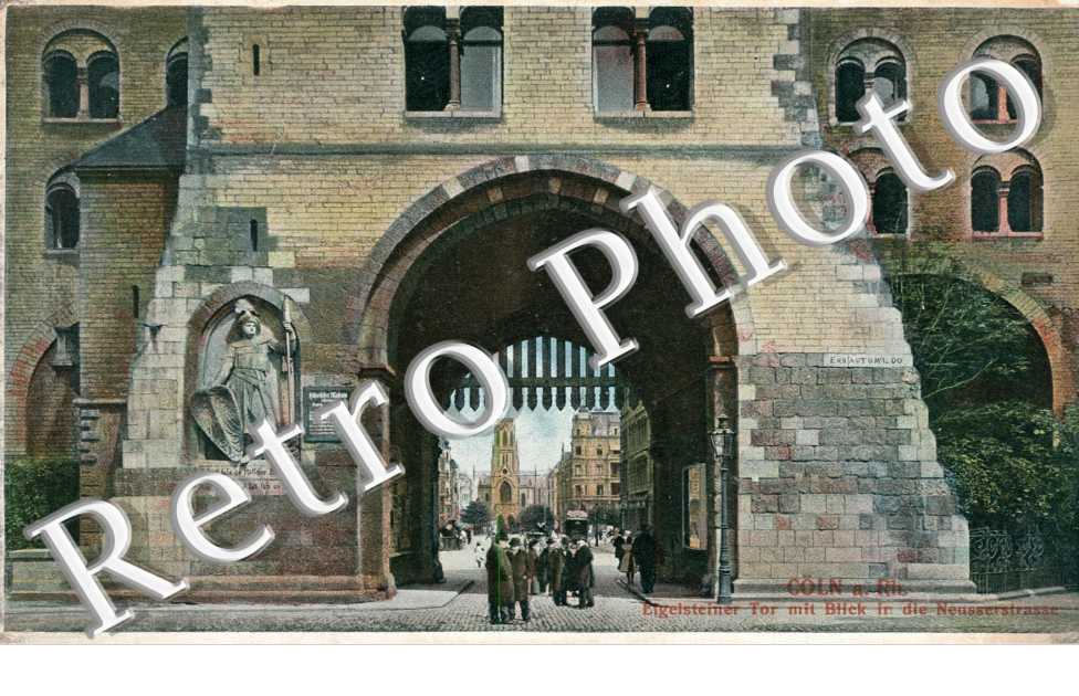 Eigelsteiner Tor mit Blick in die Neusserstrasse
