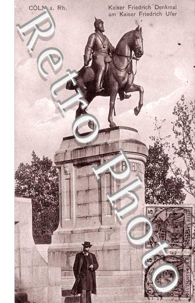Kaiser Friedrich Denkmal am kaiser Friedrich Ufer
