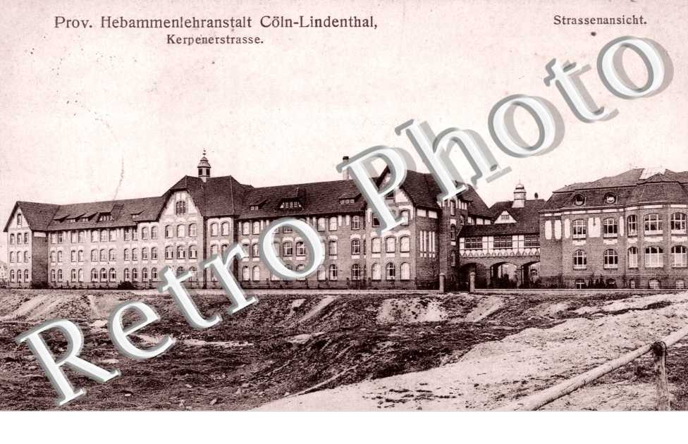 Prov. Hebammenlehranstalt Coln-Lindenthal, Kerpenerstrasse, Strassenansicht