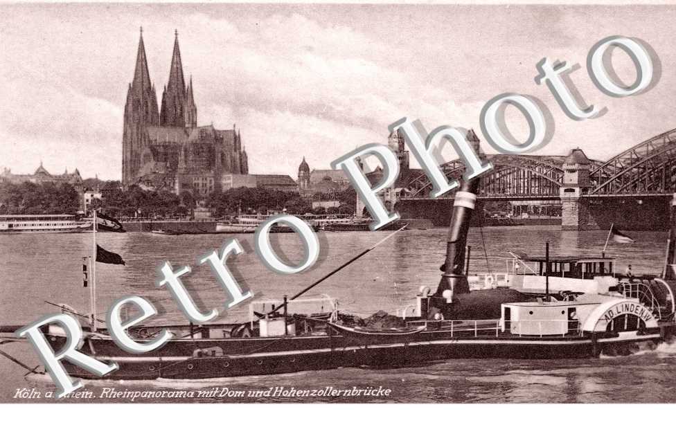 Rheinpanorama mit Dom und Hohenzollernbrucke
