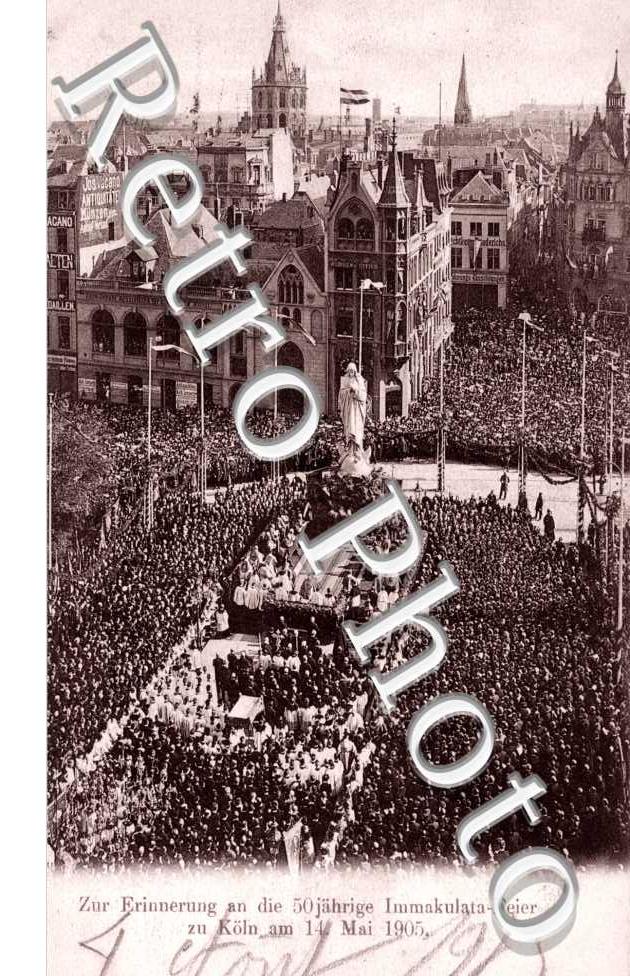 Zur Erinnerung an die 50 jahrige Immakulata-Feier zu Koln am 14Mai 1905