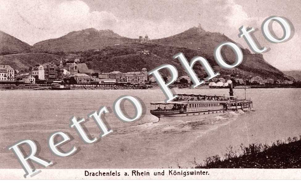 Drachenfels am Rhein und Konigswinter