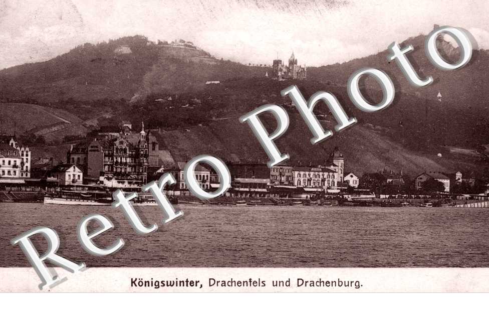 Konigswinter, Drachenfels und Drachenburg