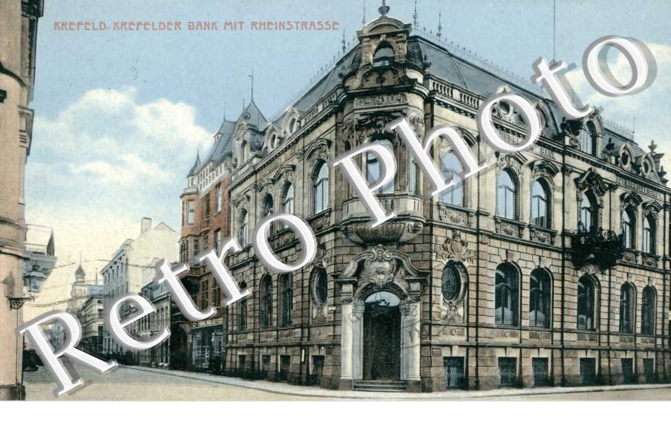 Krefelder Bank mit Rheinstrasse