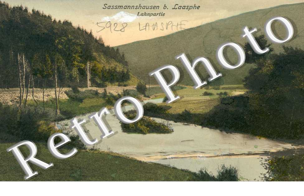Sassmannshausen bei Laasphe Lahnpartie