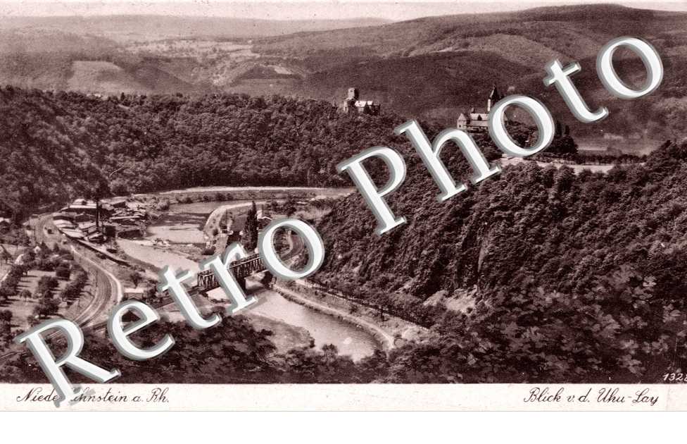 Niederlahnstein am Rhein, Blick vom der Uhu-Lay
