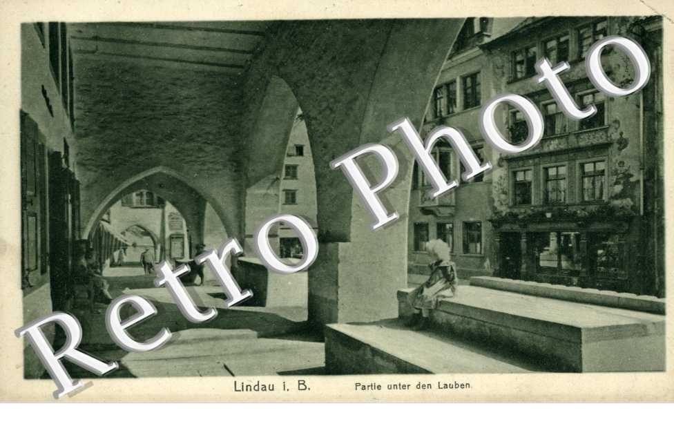 Partie unter den lauben