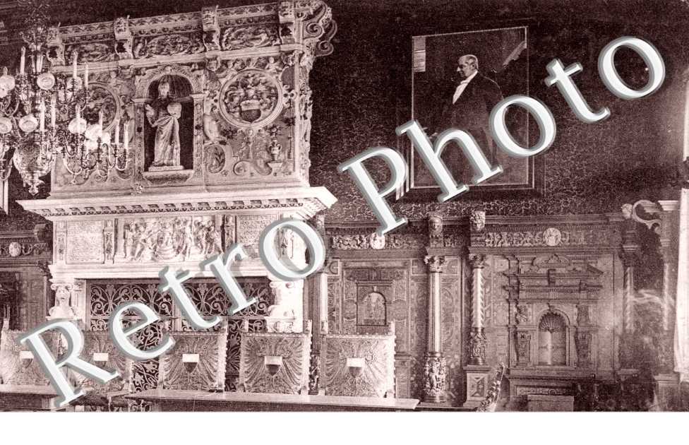Intérieur de l'Hôtel de Ville - Cheminée Monumentale