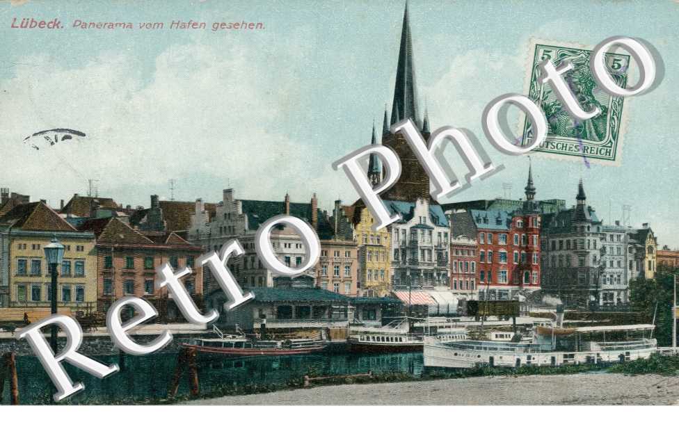 Panorama vom Hafen gesehen