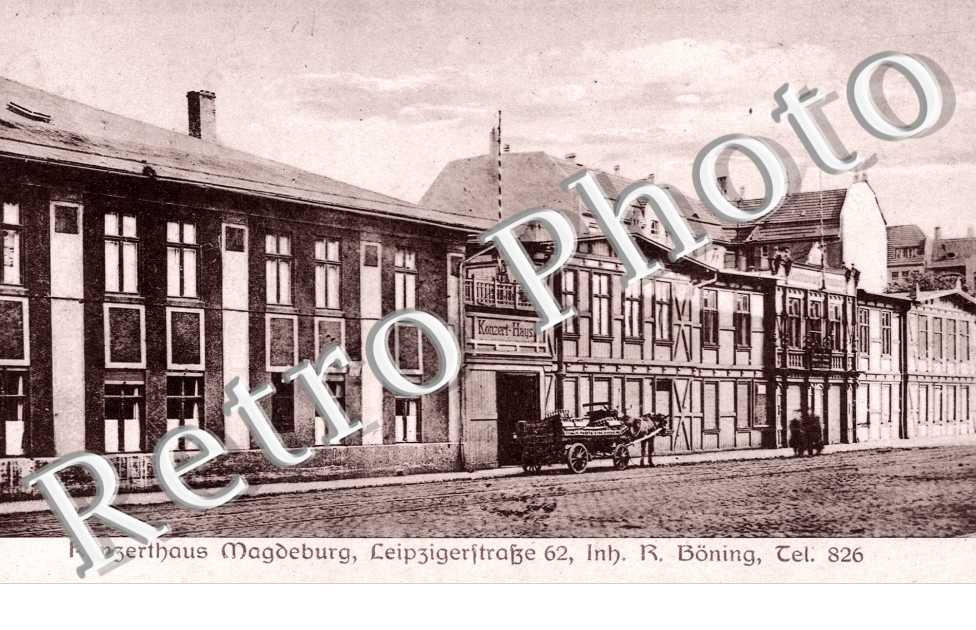 Konzerthaus Magdeburg Leipzigerstrasse 62, inh. R. Boning, tel 826