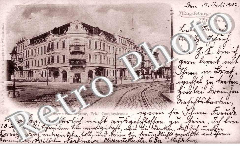 Olvenstedterstrasse, Ecke Goetherstrasse