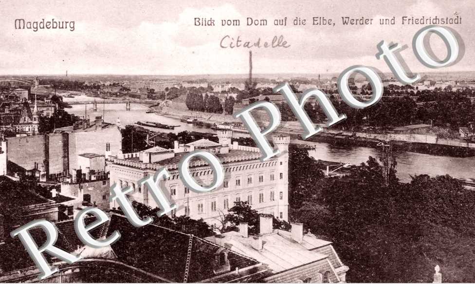 Blick vom Dom auf die Elbe