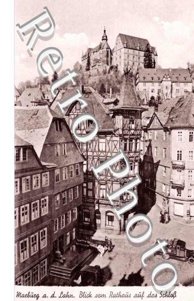 Blick vom Rathaus auf das Schloss