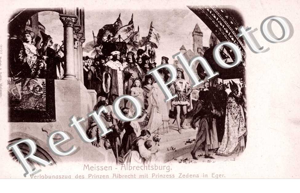 verlobungszug des prinzen albrecht mit prinzess Zedena in Eger