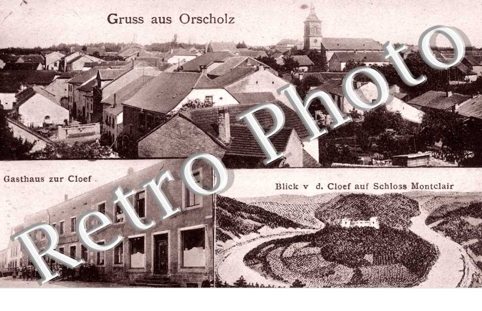 gasthaus zur Cloef, blick v d. Cloef schloss Montclair