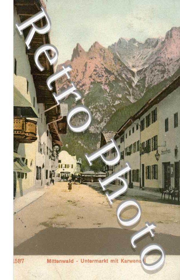 untermarkt mit karwendel