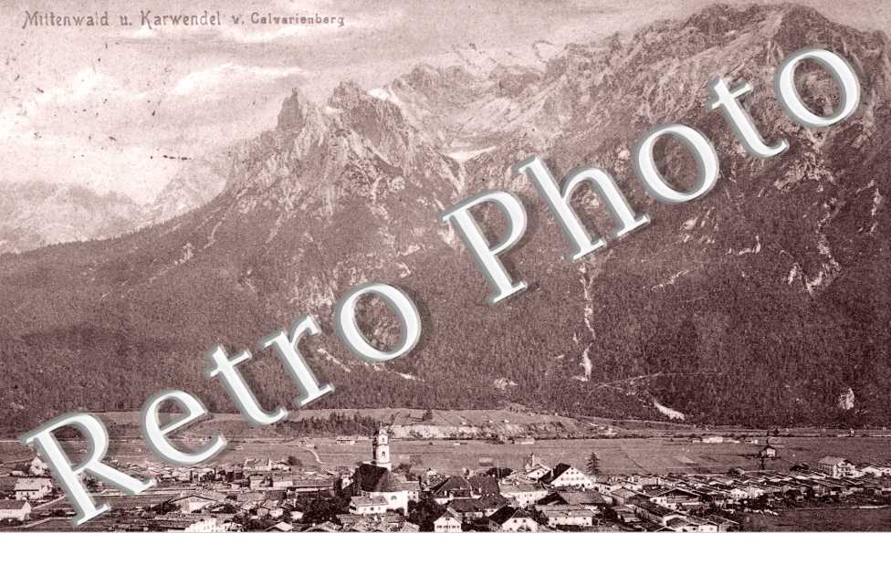Mittenwald u. Karwendel v. calvarienberg