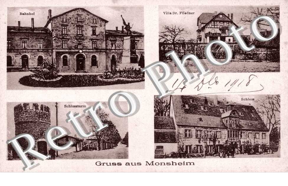 Bahnhof, Schlossturm, Villa Dr. Fliedner
