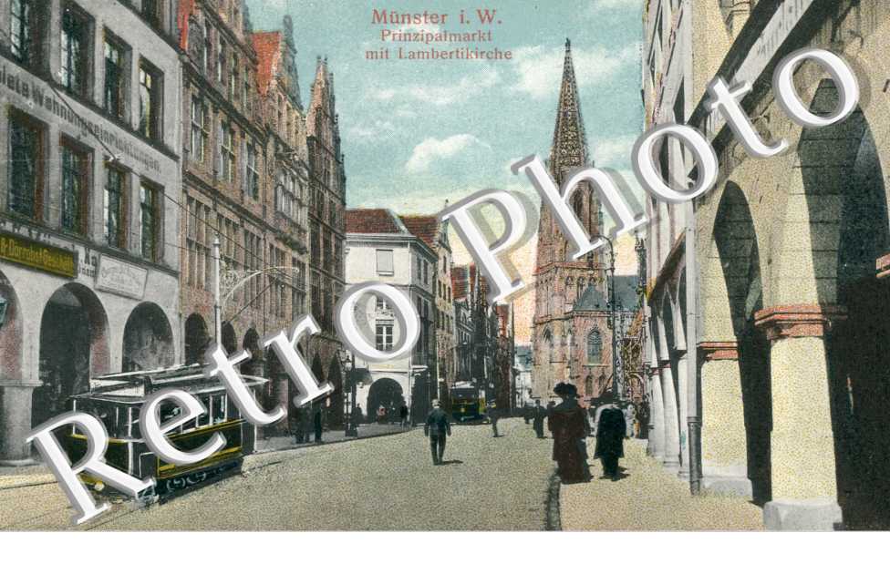 Prinzipalmarkt mit Lambertikirche