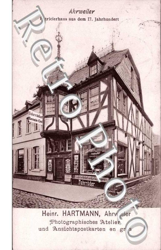 Ahrweiler Heinr. Hartmann  Photographisches Atelier