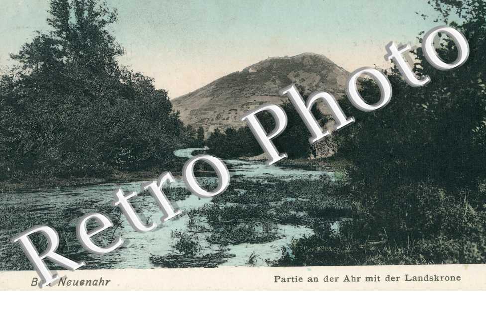 Partie an der  Ahr mit der Landskrone