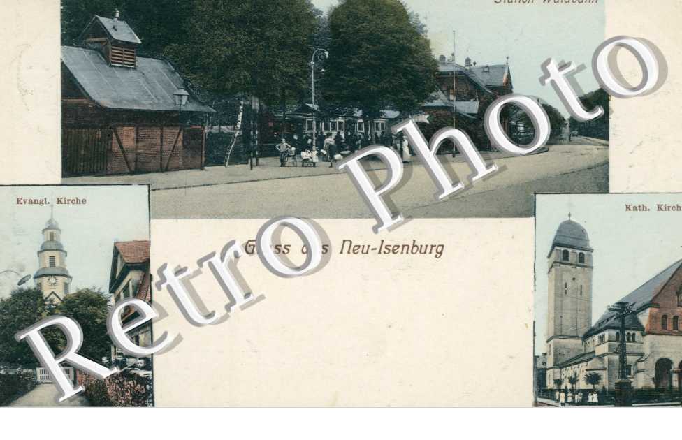 Evangl. Kirche, Station Waldbahn, Kath. Kirche
