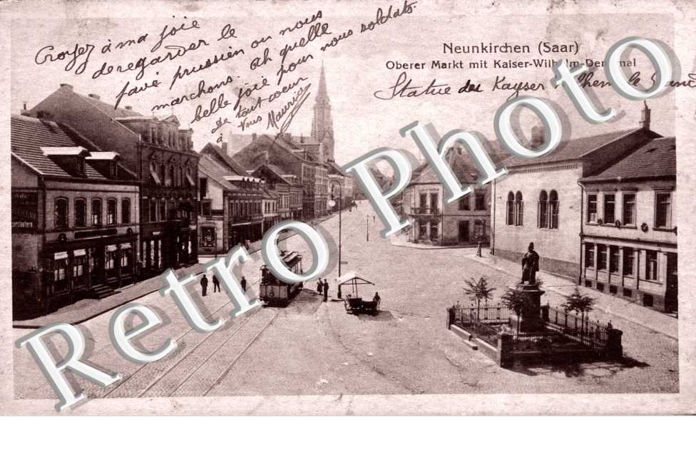 oberer markt mit Kaiser Wilhelm denkmal