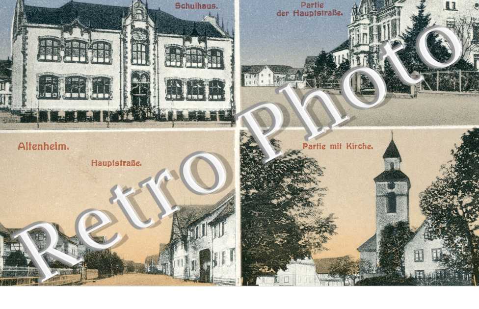 Hauptstrasse, Schulhaus, Kirche