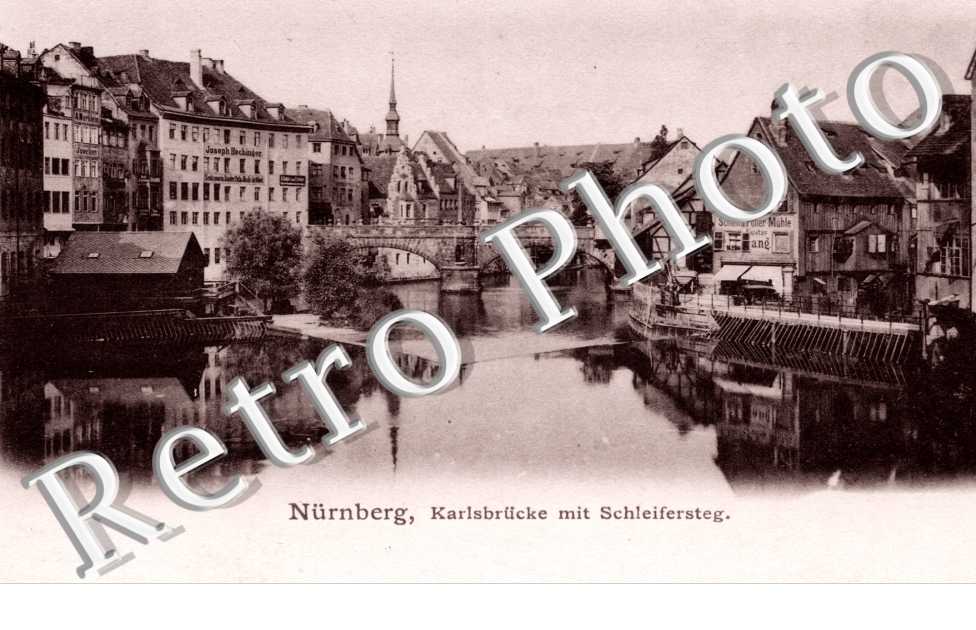 Karlsbrucke mit Schleifersteg