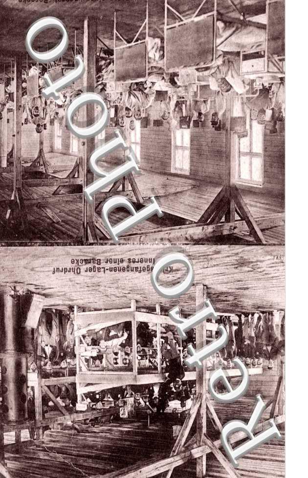 kriegsgefangenen - lager Ohrdruf inneres einer baracke