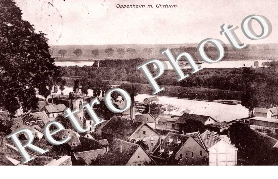 Oppenheim m. Uhrturm.