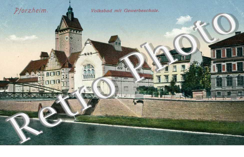 Volksbad mit Gewerbeschule