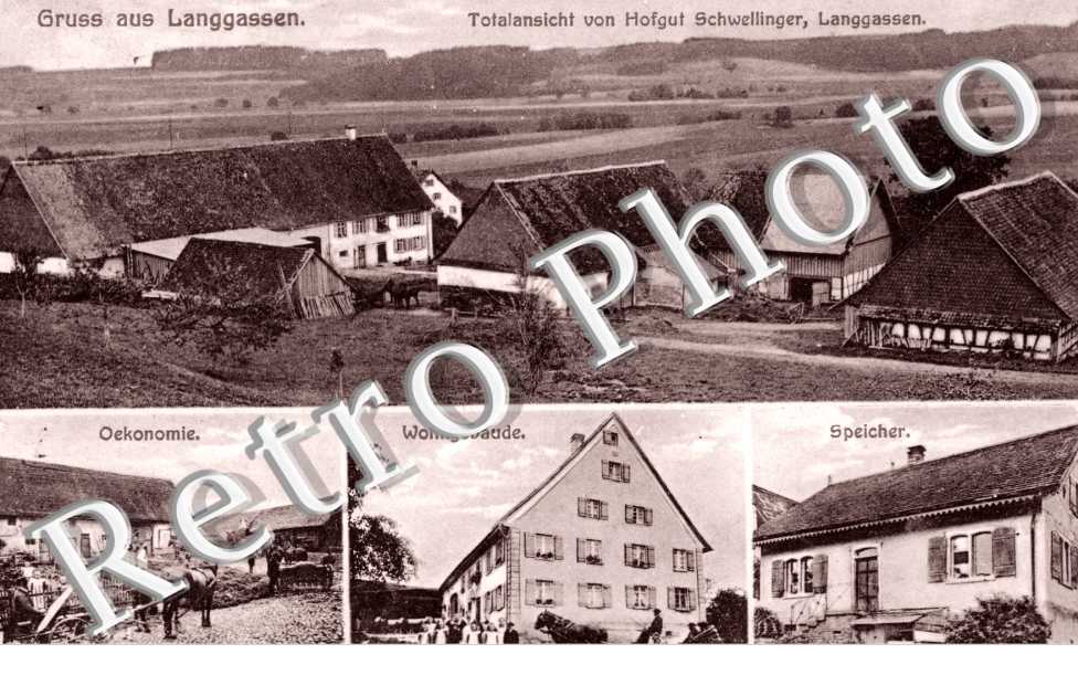 Totalansicht, Oekonomie, Wohngebaude, Speicher