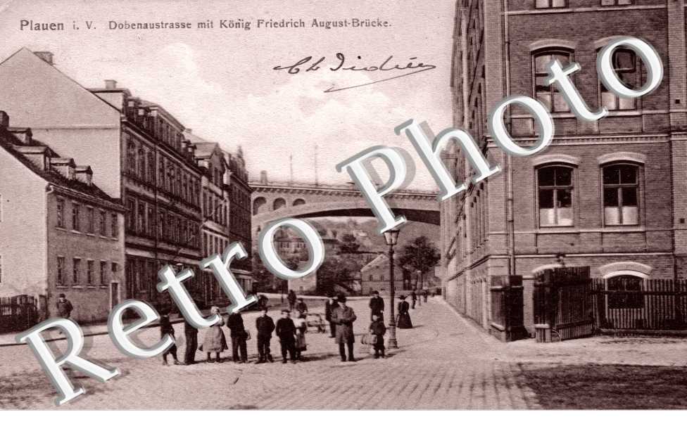 Dobenaustrasse mit Konig Friedrich August-Brucke