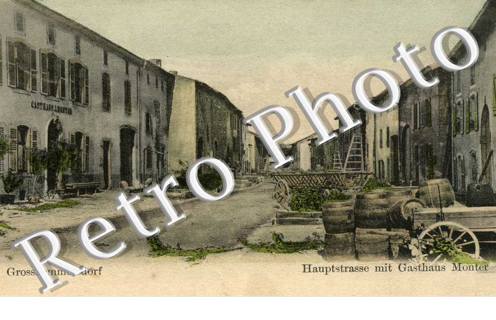 Hauptstrasse mit gasthaus Monter