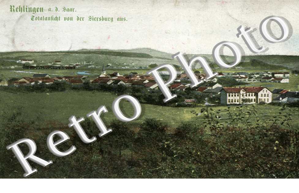 totalansicht von der Siersburg aus.