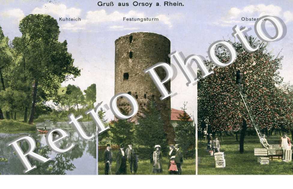 Kuhteich, Festungsturm, Obsternte