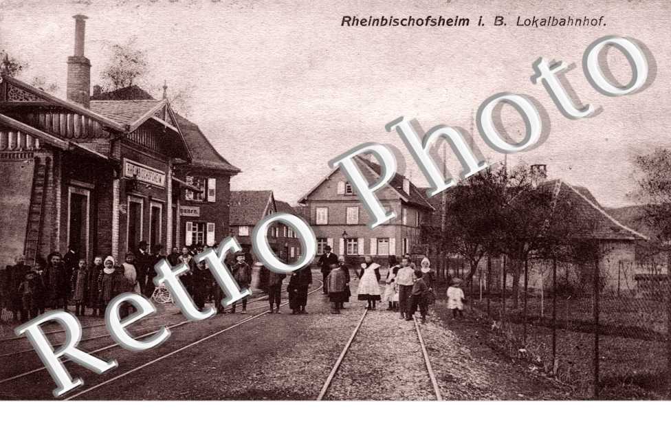 Rheinbischofsheim i. B. lokalbahnhof