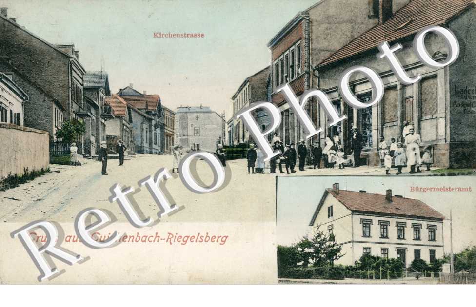 Gruss aus Guichenbach Riegelsberg, Kirchenstrasse