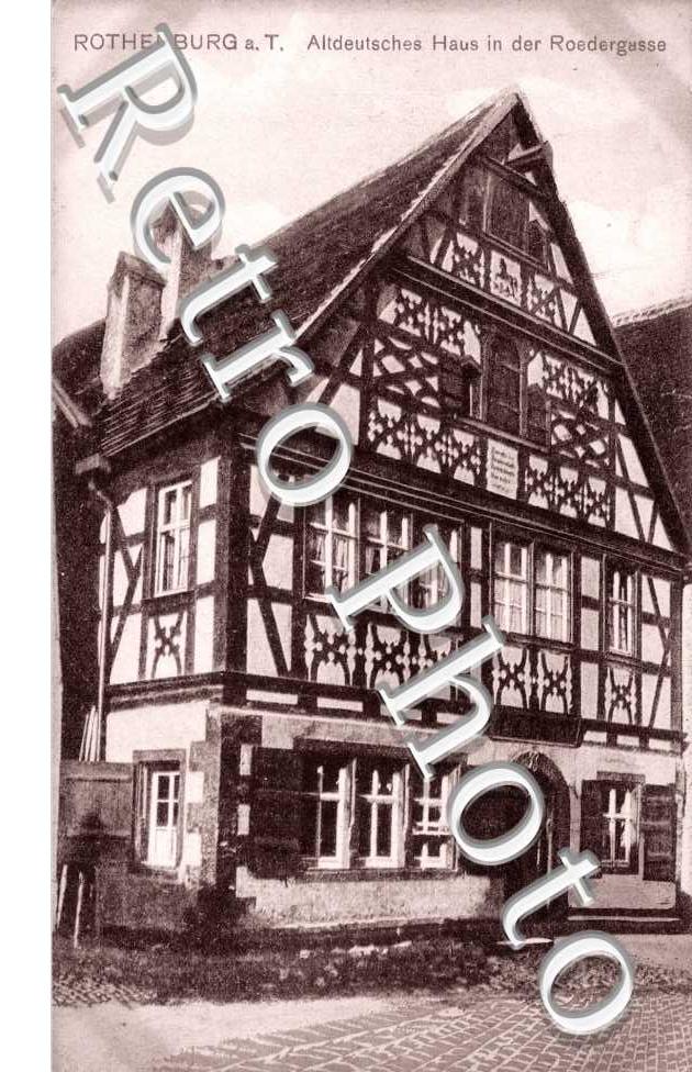 Altdeutsches Haus in der Roedergasse