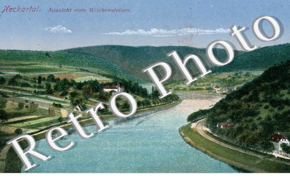 Neckartal; Aussicht vom Wilckensfelsen
