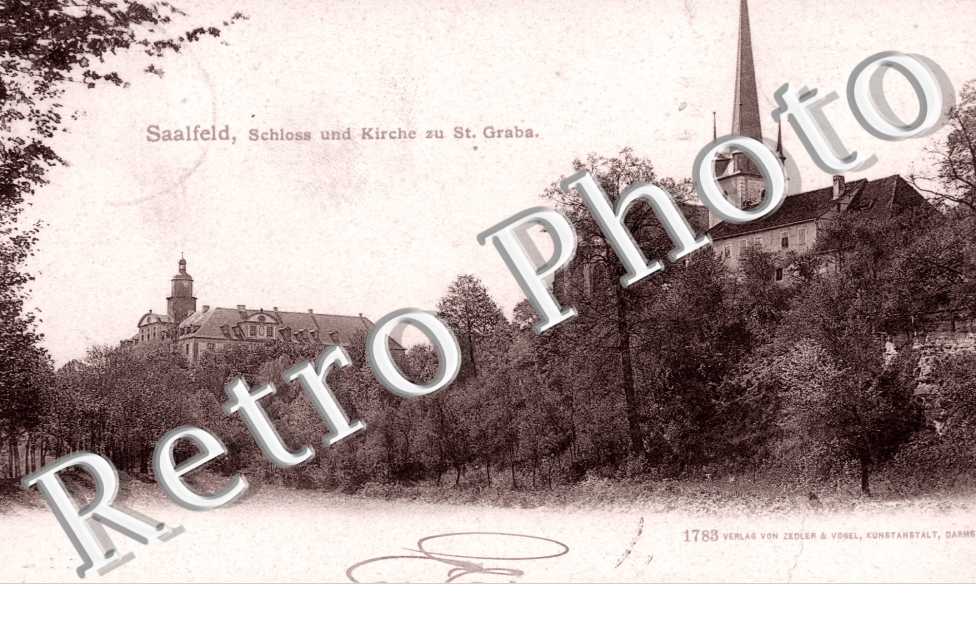 schloss und kirche zu St Graba