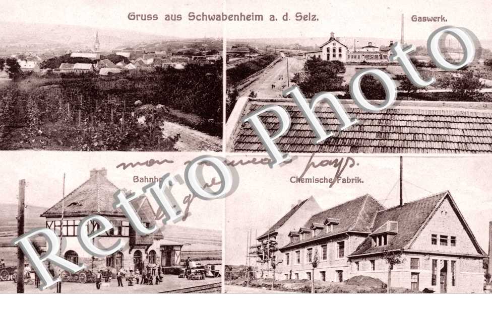 Gaswerk, Bahnhof, Chemische Fabrik