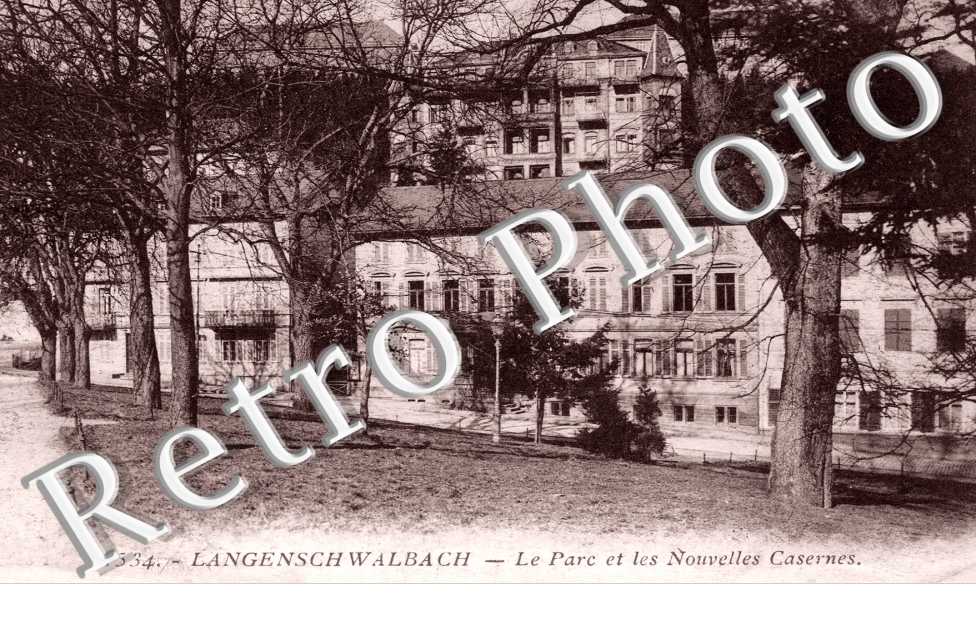 le parc et les nouvelles casernes