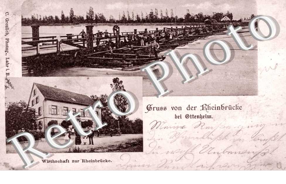 OTTENHEIM - Wirthschaft zur Rheinbrucke