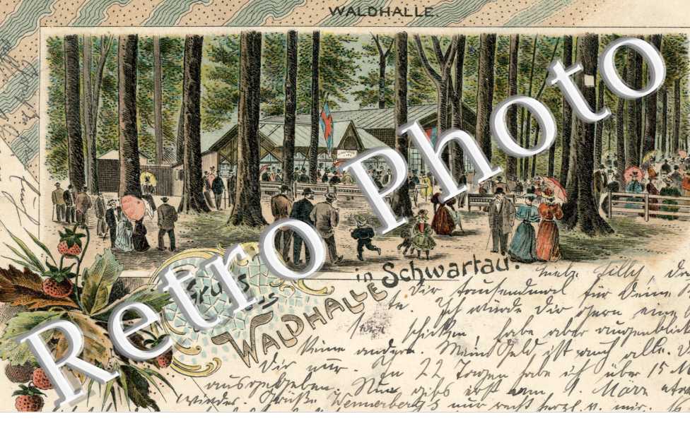 Gruss der aus Waldhalle